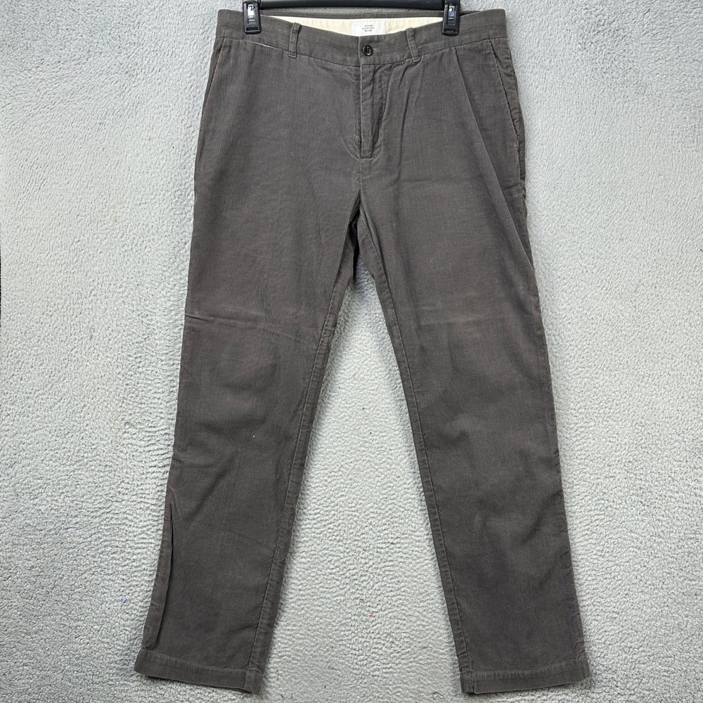 Jack Spade Bleecker Street Mens 36 Pants Corduroy Gray Chino Casual Trousers EUC